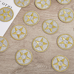 30 шт. Компьютеризированная вышивка ткань утюгом / пришить патчи PATC-CY0001-10