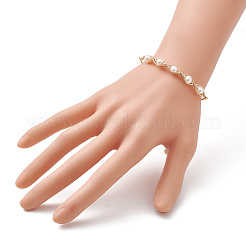 Браслеты-слайдеры из натуральных культивированных пресноводных жемчужин&nbsp;BJEW-JB13345-02