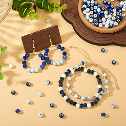 120шт 6 цвета фарфоровые бусины ручной работы&nbsp;PORC-TA0001-21