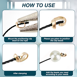 12 шт. латунные наконечники для бусин KK-BC0013-41