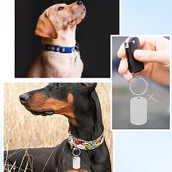 20 шт. 201 нержавеющая сталь заготовка брелок-подвеска KEYC-SC0001-62B