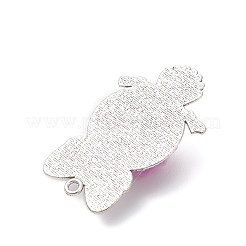 Тибетском стиле сеттинги сплава сова кулон горный хрусталь PALLOY-JF04592