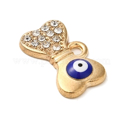 Подвески из сплава эмали и стразов&nbsp;X1-ENAM-U003-02G-12