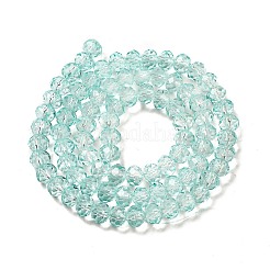 Perles de verre de peinture de cuisson transparente&nbsp;X1-DGLA-A034-T6mm-D01