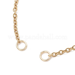 3 шт. 3 стиля 2.5 мм латунный кабель-цепочка для изготовления браслета-слайдера&nbsp;AJEW-JB01520