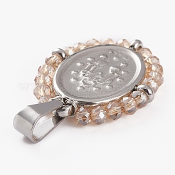 Подвески из хирургической нержавеющей стали 316 STAS-H141-A-P