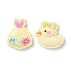 Симпатичные пластиковые кабошоны CRES-K009-01