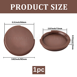 Пластиковая крышка для резонаторного отверстия гитары&nbsp;AJEW-WH20018-104A-01