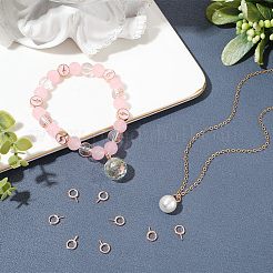 10 шт. 925 серебряных шурупа для крепления колышков STER-BBC0008-52RG