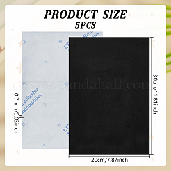 Tissu suédine autocollant&nbsp;LS-DIY-WH0558-22