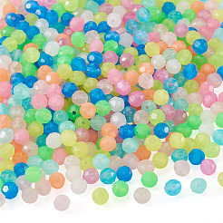 500 pieza de cuentas de plástico ps luminosas&nbsp;FIND-TA00009-13A