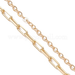 Изготовление ожерелья из латунной цепочки-скрепки&nbsp;AJEW-JB01468