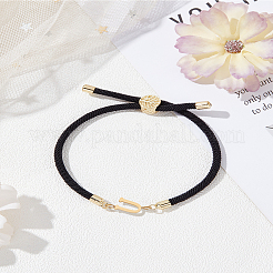 1 bracelet coulissant réglable en nylon pour femme&nbsp;BJEW-LP0001-32U-01