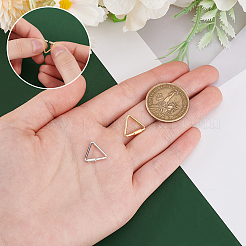 2шт 2 цвета 925 стерлингового серебра 2шт 2 цветов 925 стерлингового серебра запирающийся карабин&nbsp;STER-GA0001-04A