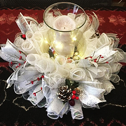 Поли сетчатая лента&nbsp;LS-DIY-CJC0001-09C