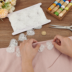 7.5 ярд кружевной отделки из полиэстера DIY-FG0006-84B