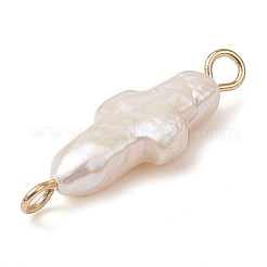 Подвески-коннекторы из натурального жемчуга Кеши PALLOY-JF02822