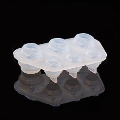 Силиконовые Молды для браслета из бусин с черепом&nbsp;X-DIY-L021-62