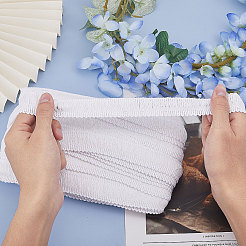 Бахрома из полиэстера с кисточкой&nbsp;OCOR-WH0090-006B