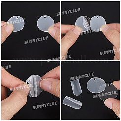 100 Stück transparente Acryl-Anhänger&nbsp;OACR-SC0002-99A