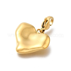 Подвесные украшения из нержавеющей стали 304 в форме сердца STAS-R159-41G-03