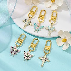 Подвесные украшения из сплава эмали&nbsp;HJEW-JM01352