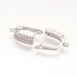 Латунная микропрокладка класса aaa кубический цирконий ZIRC-P059-06P-NR