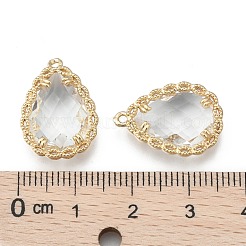 Прозрачные стеклянные подвески&nbsp;GLAA-T007-08G