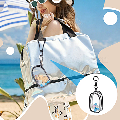 Rechteckige transparente Aufbewahrungstaschen aus PVC-Kunststoff mit Reißverschluss&nbsp;ABAG-WH0032-114B
