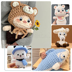 Овальный пластиковый глаз для поделок&nbsp;DIY-GL0005-64C