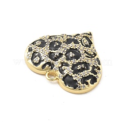 Pendentifs en laiton zircon cubique transparent&nbsp;KK-L228-43A-G