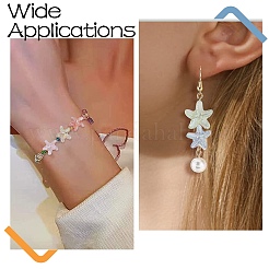 100 шт. Прозрачные акриловые бусины&nbsp;MACR-CJ0002-24