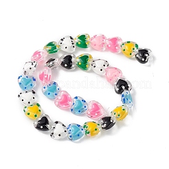 Прозрачные стеклянные бусины&nbsp;LAMP-F029-04B