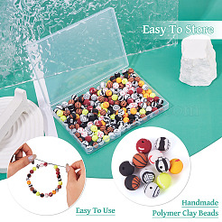 220шт 11 стиля ручной работы бусины из полимерной глины&nbsp;CLAY-TA0001-86