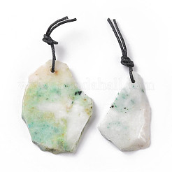 Большие подвески из натуральной хризоколлы G-G854-02A