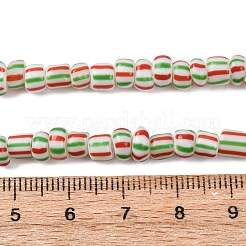 Chapelets de perles vernissées manuelles&nbsp;BLOW-K001-01B-01