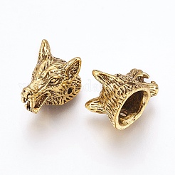 Сплавочные овальные бусины тибетского стиля &nbsp;LS-TIBEB-G011-01AG