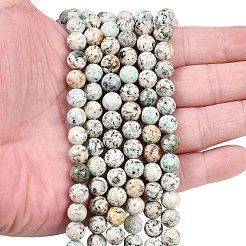 Натуральный камень k2 бусины пряди&nbsp;G-K405-B02-8mm