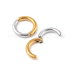 Серьги-клипсы из нержавеющей стали 304 EJEW-Z014-01G-GP