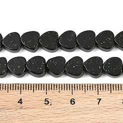 Chapelets de perles en pierre d'or verte synthétique&nbsp;GG-CBA199E-B03-01