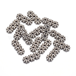 Тибетский стиль 3 отверстия распорные стержни&nbsp;A0794Y