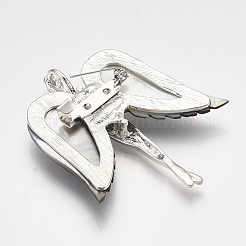 Броши / подвески из ракушек с черными губами SHEL-S275-48B