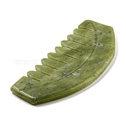 Peines de masaje de jade natural xiuyan&nbsp;AJEW-K045-01A