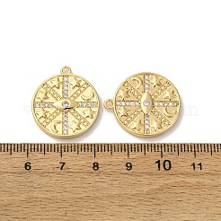 Латунные микро проложить кубического циркония подвески&nbsp;KK-D388-13G