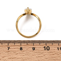 Anelli da dito in acciaio inossidabile 316L con zirconi cubici&nbsp;SA-CBAB122-07G-01