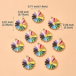 Подвески из эмали и сплава&nbsp;ENAM-YW0003-72