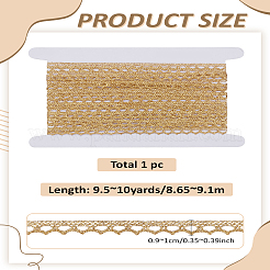 Bordure en dentelle métallique&nbsp;MCOR-LP0004-09B