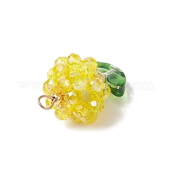 Цветок стеклянные подвески&nbsp;PALLOY-MZ00805-05