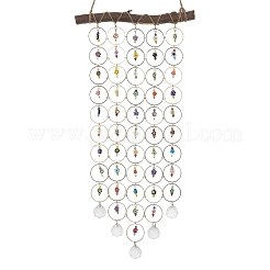 Стеклянные круглые подвесные ловцы солнца HJEW-JM04542