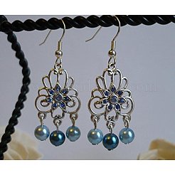 10мм около 100шт стеклянный жемчуг бисер светло-голубой крошечный атласный блеск свободные круглые бусины в одной коробке для изготовления ювелирных изделий HY-PH0001-10mm-006